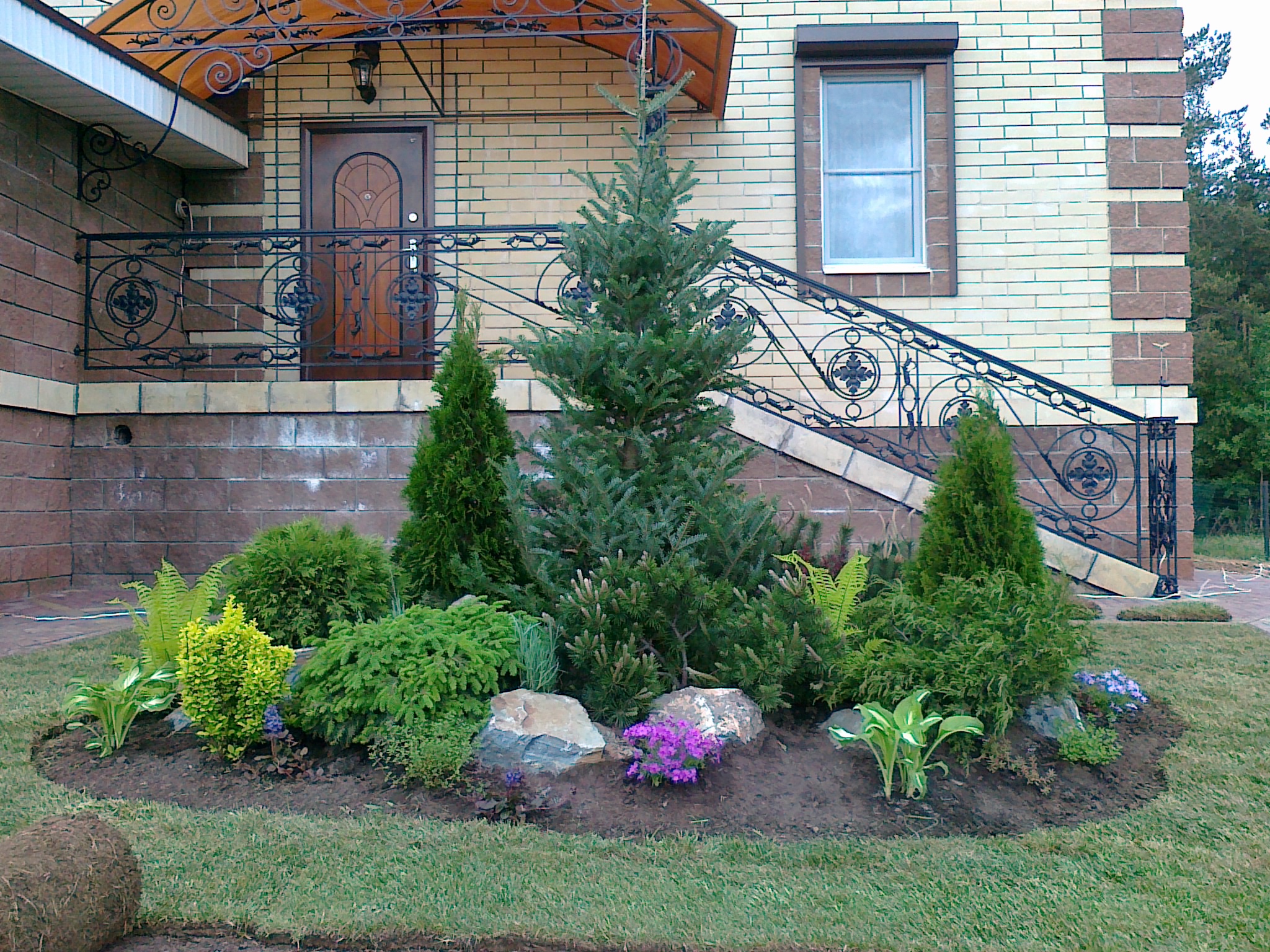 Таунхаусы, озеленение, фото 1
