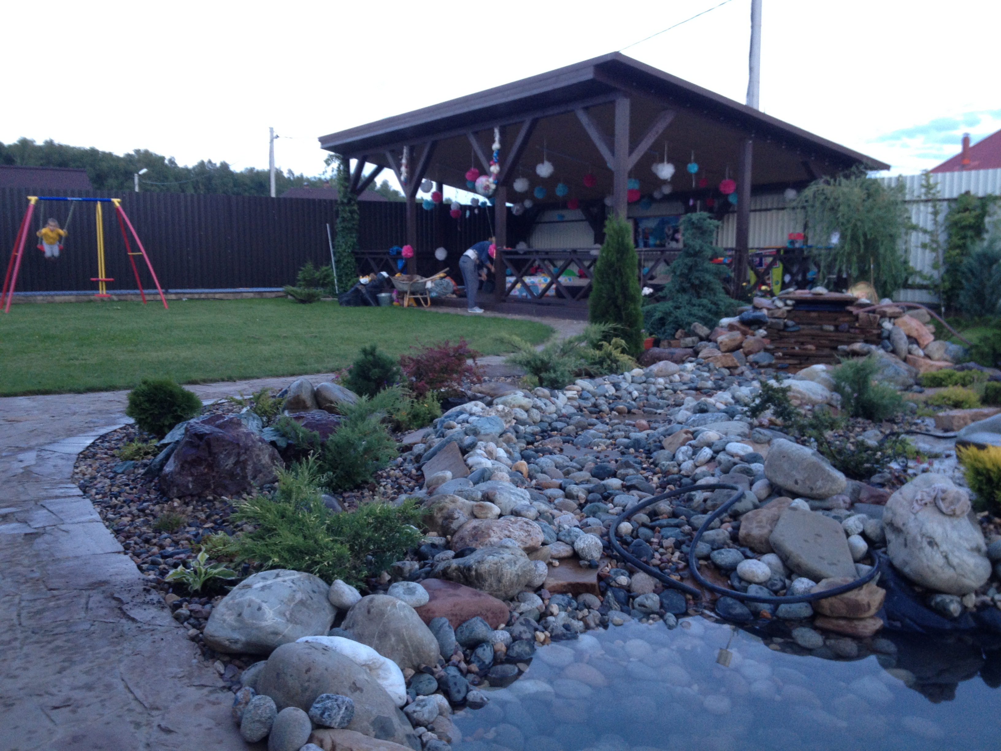 Альпийская горка и пруд, фото 3