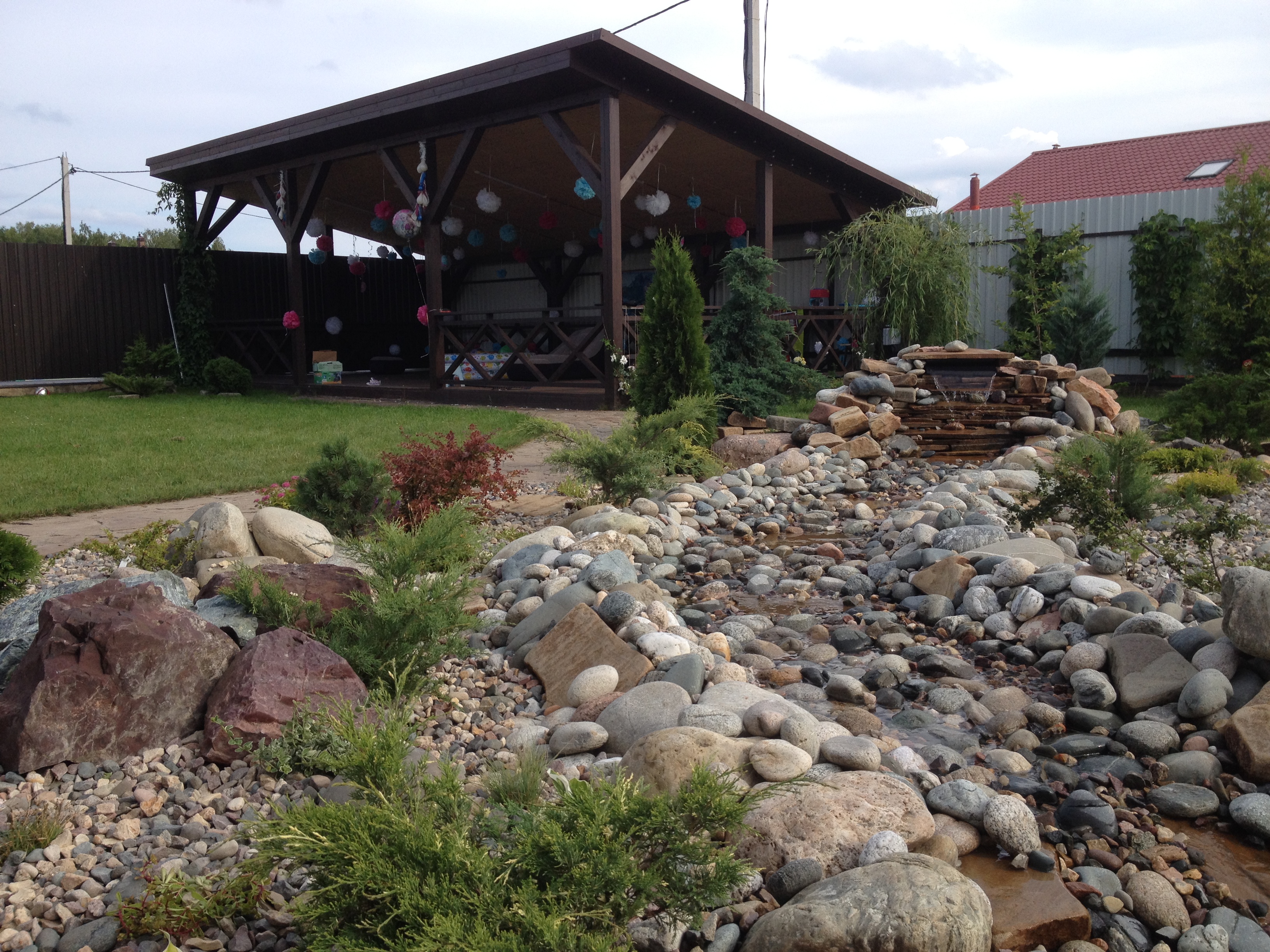 Альпийская горка и пруд, фото 5