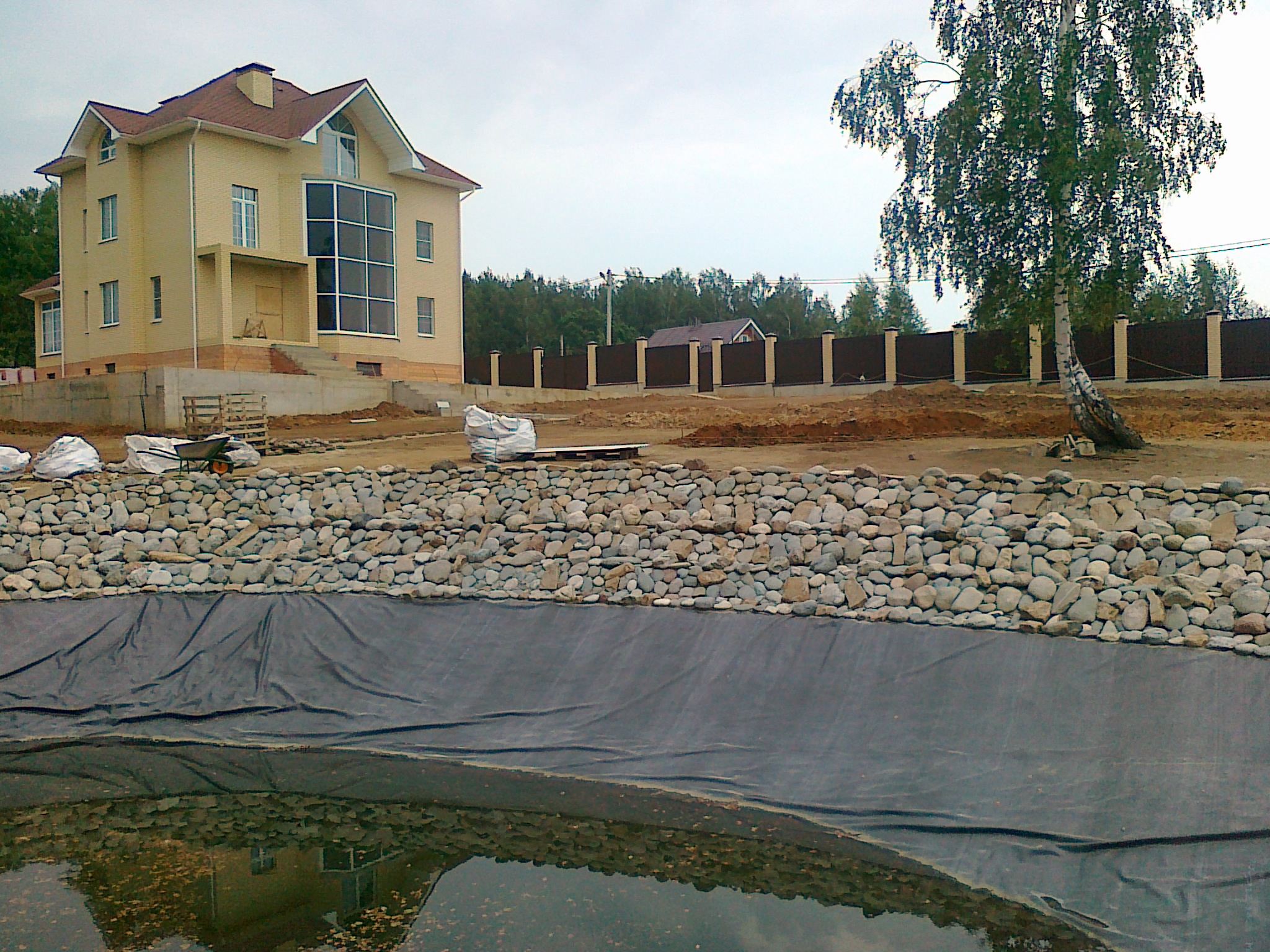 Декоративный водоём и водопад — фото 2